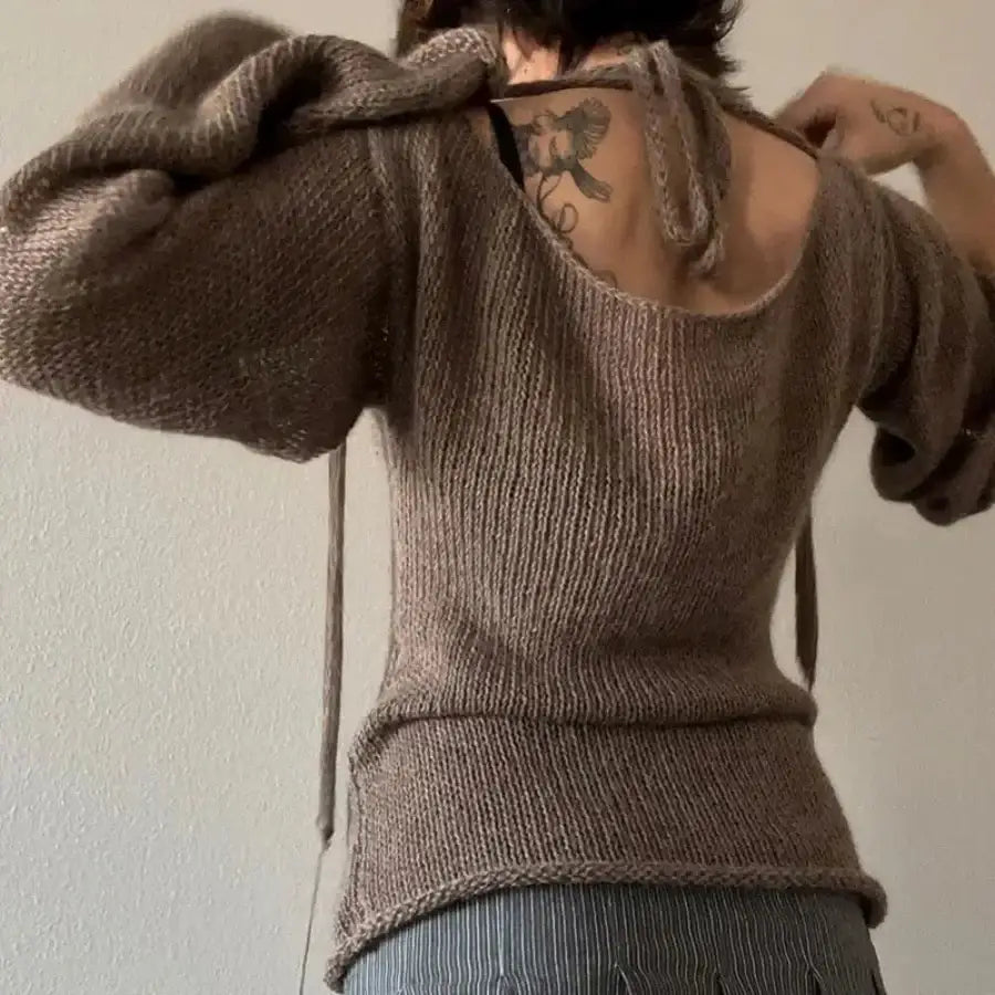 Flare Sleeve Sweater
