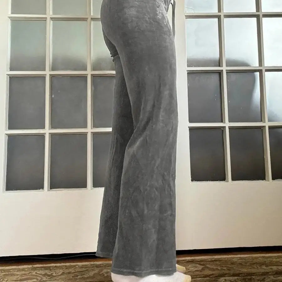 Flared Pants Velvet