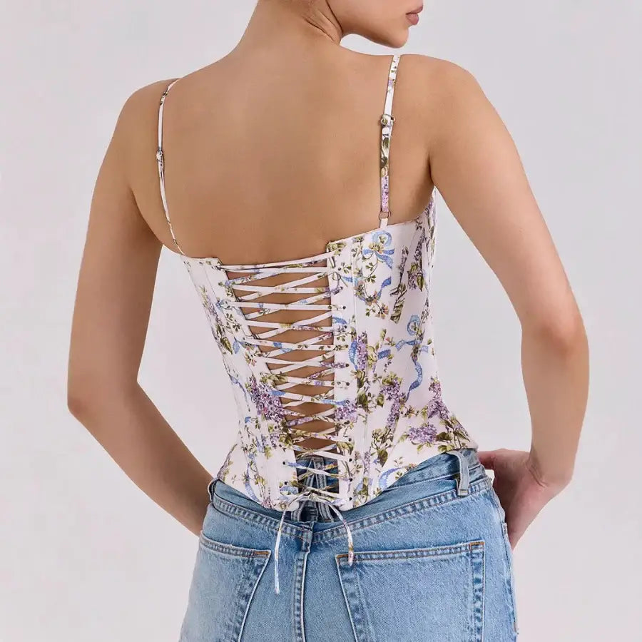 Flower Corset Top