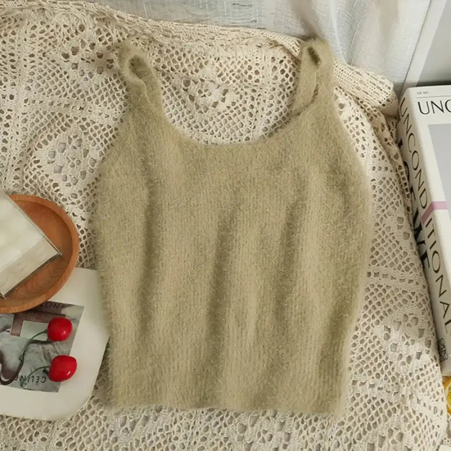 Fluffy Cropped Top