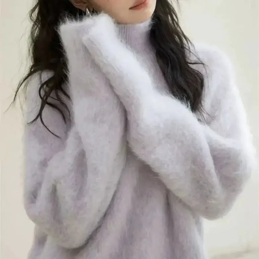 Fluffy Sweater - Grey / S