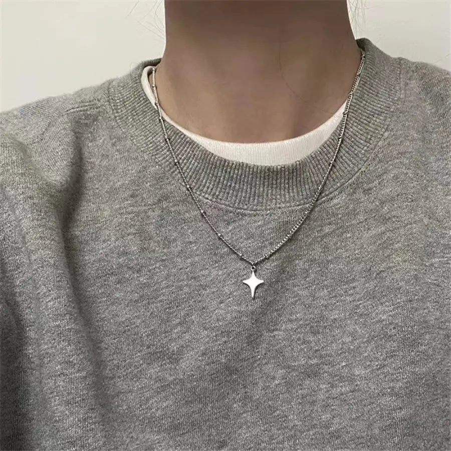 Four Point Star Necklace