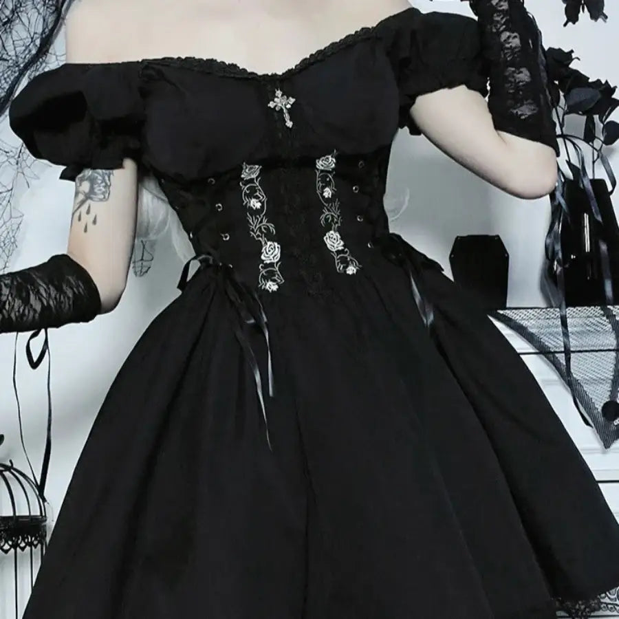 Gothic Corset Dress - S