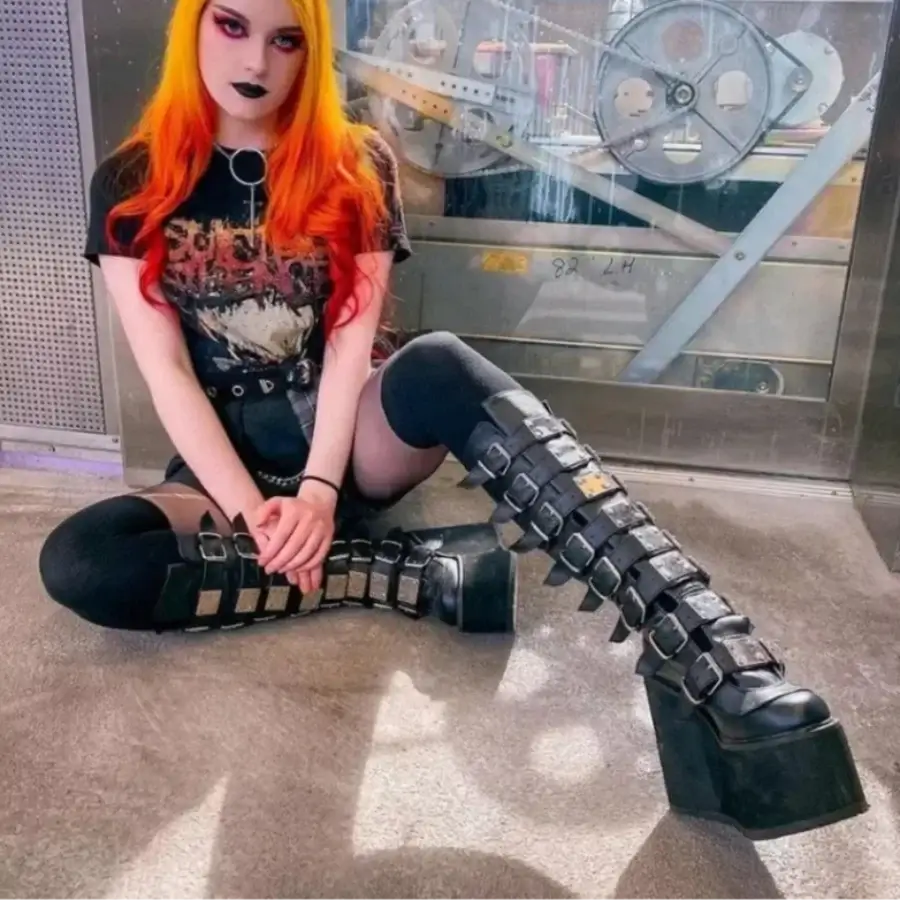 Gothic Platform Boots