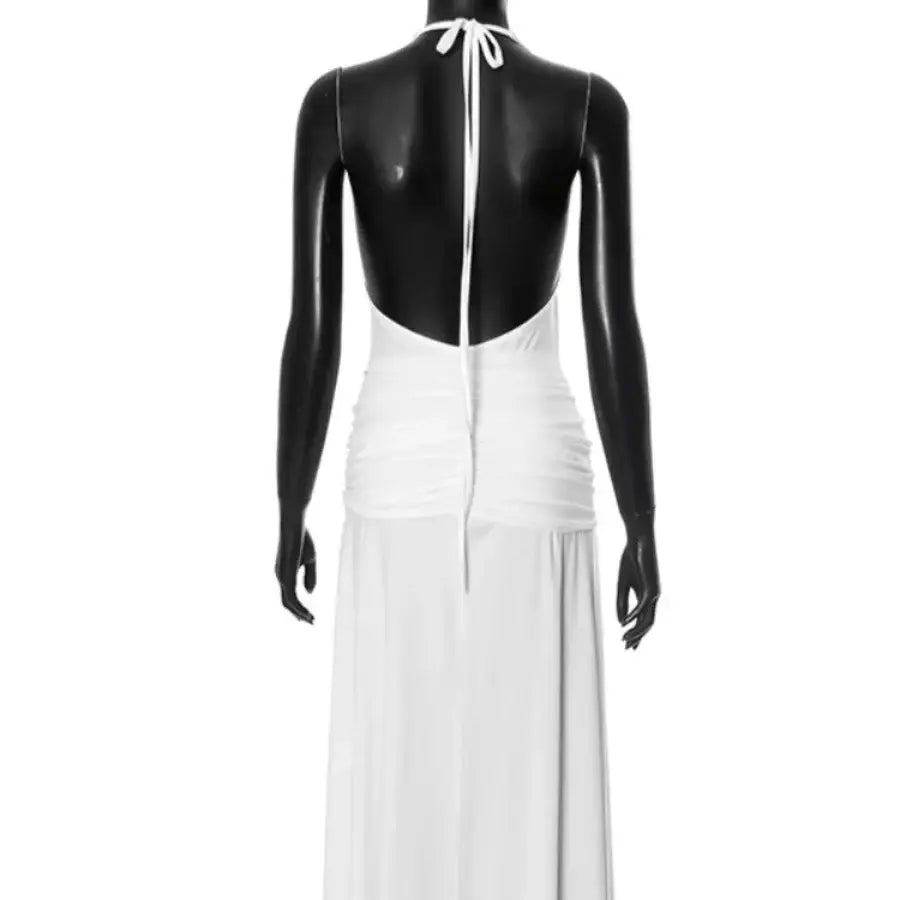 Halter Backless Dress