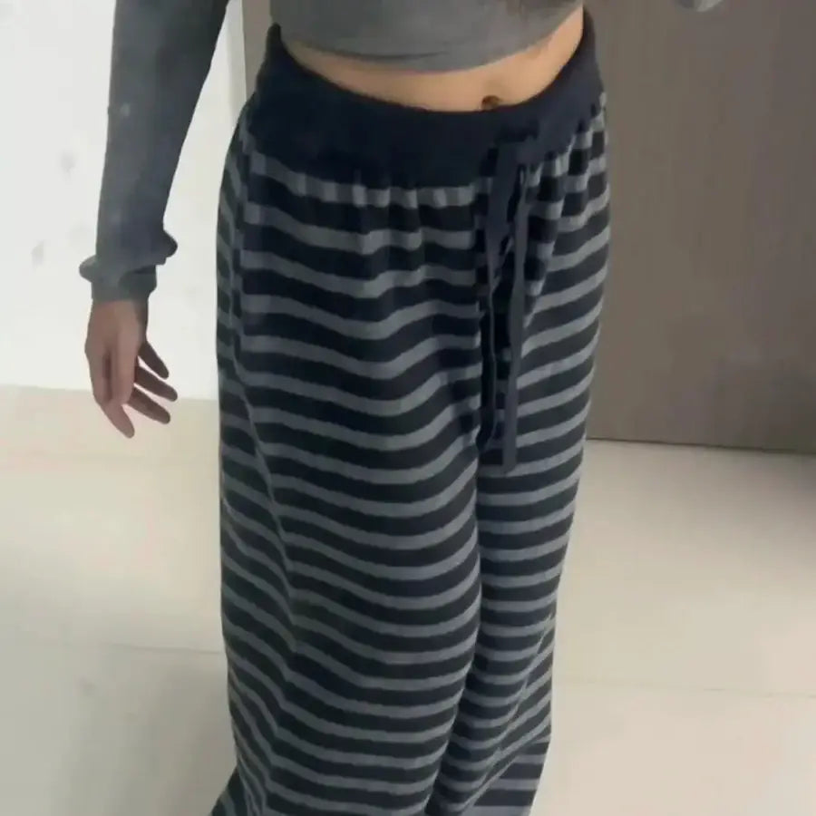 Horizontal Striped Pants