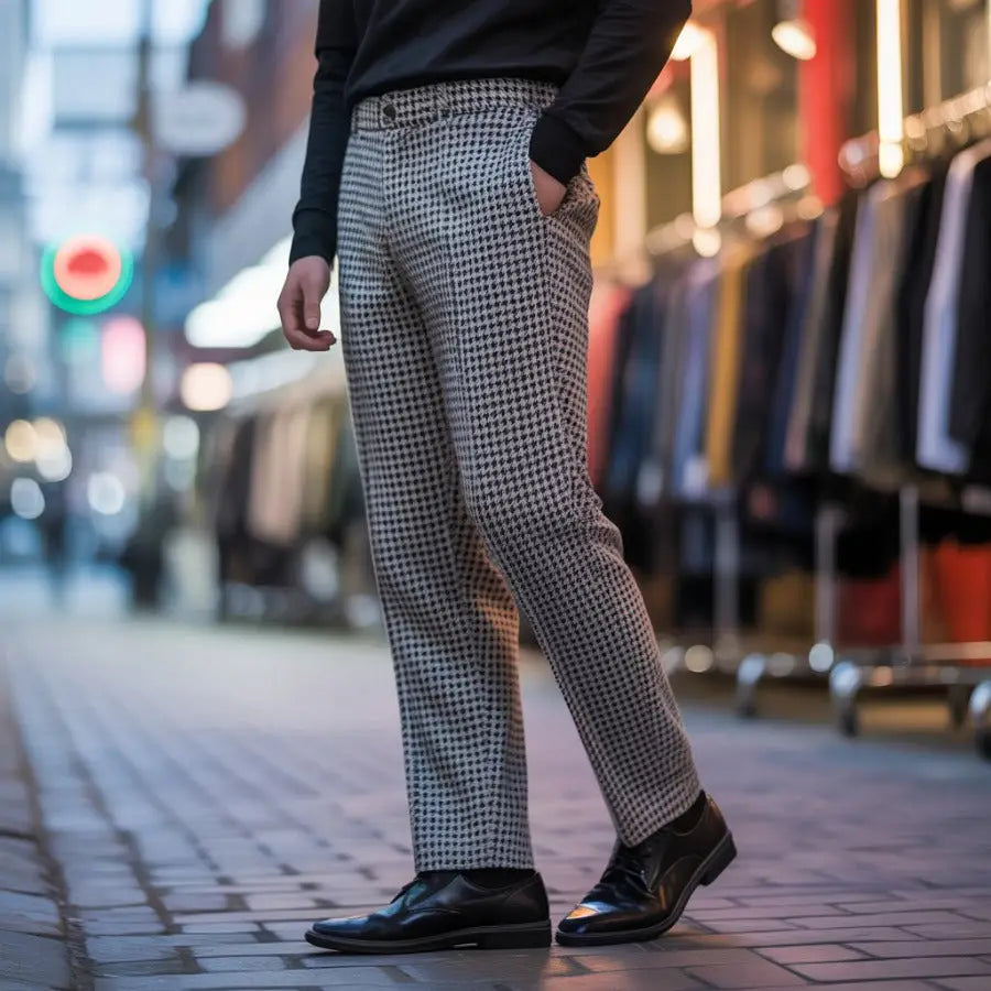 Houndstooth Pants - S