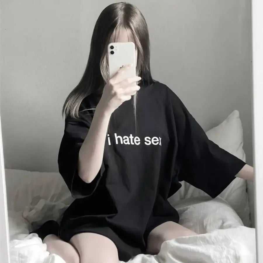 I Hate Sex Shirt - Black / S
