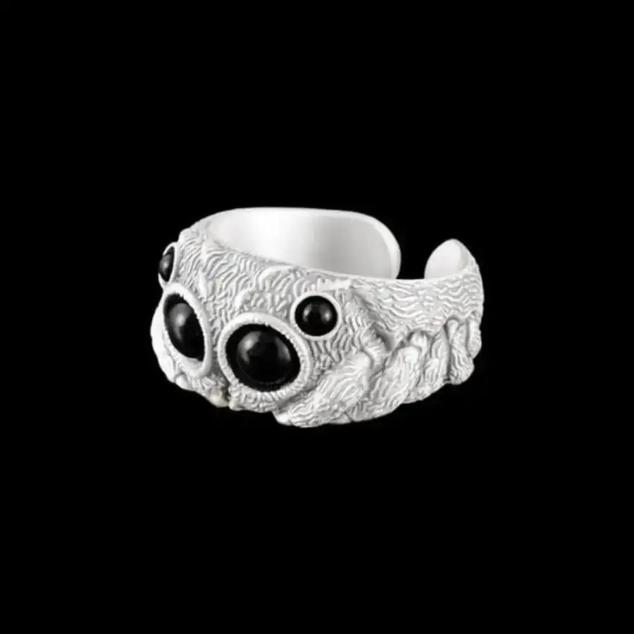 Jumping Spider Ring - Silver