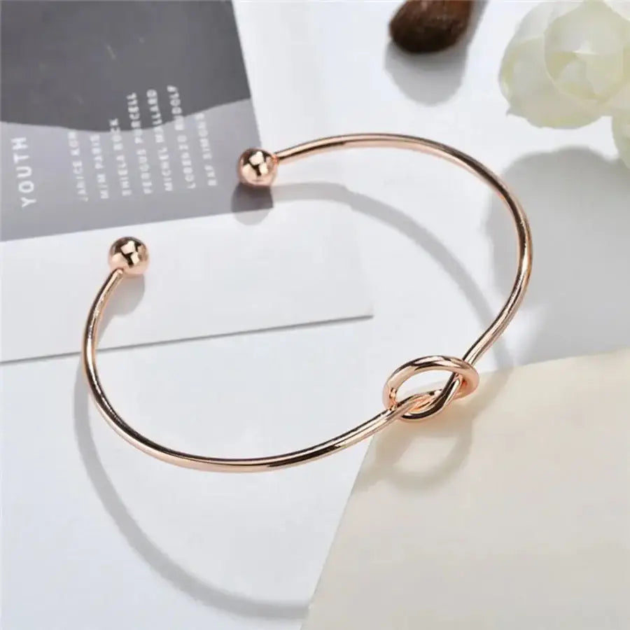 Knot Bracelet - Rose gold
