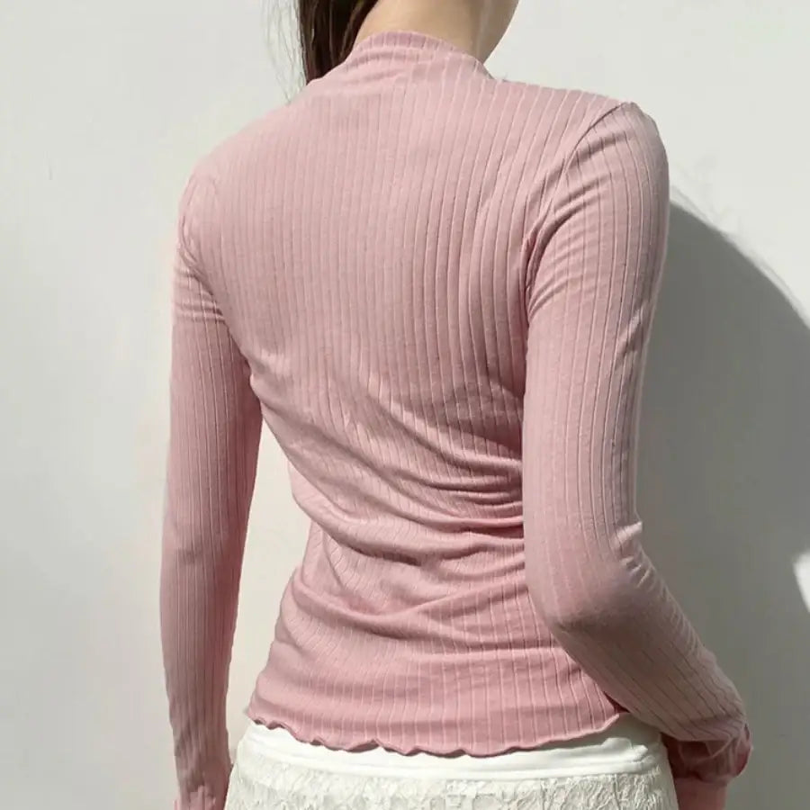 Lace Trim Bow Top