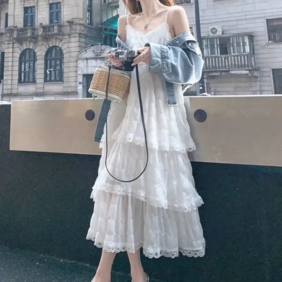 Layered Long Dress