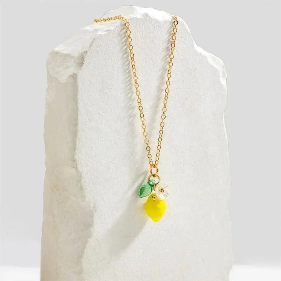 Lemon Necklace Gold