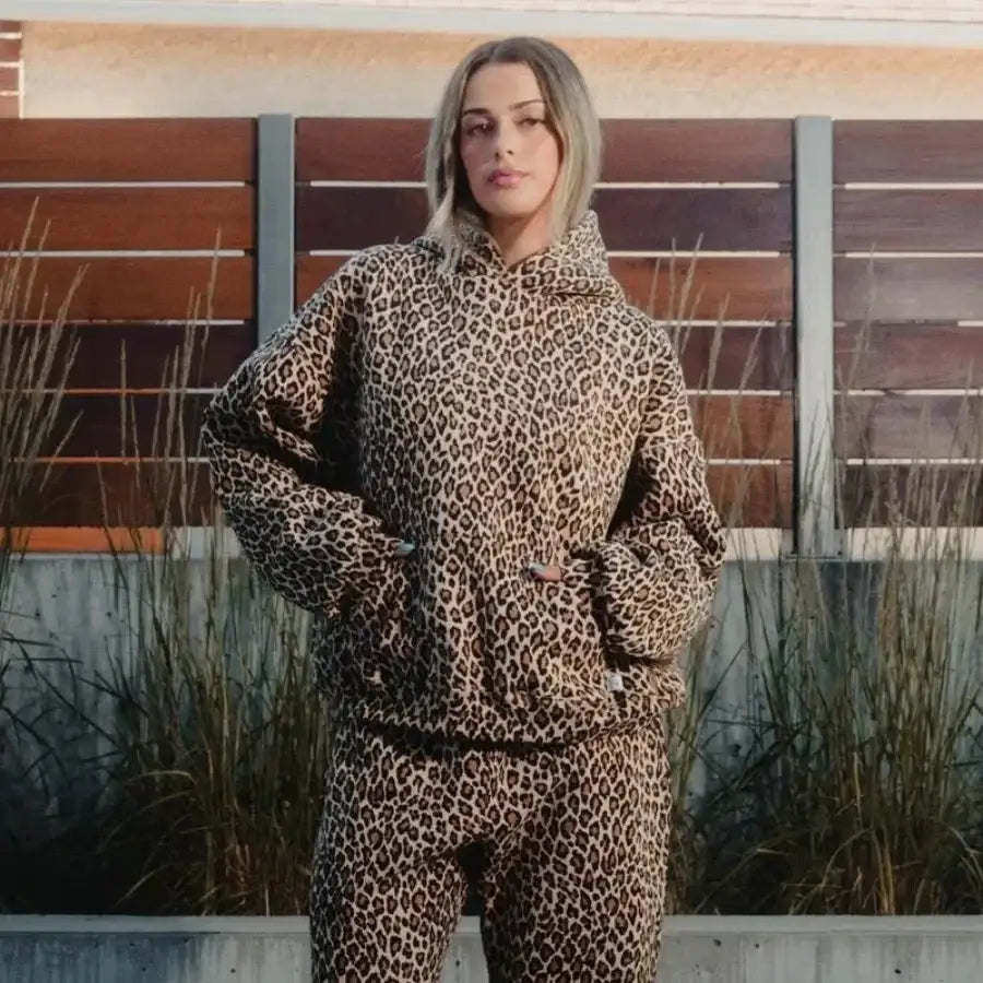 Leopard Hoodie - Leopard / S