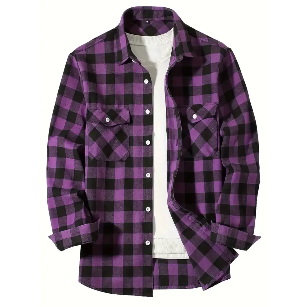 Lumberjack Shirt - Purple / S
