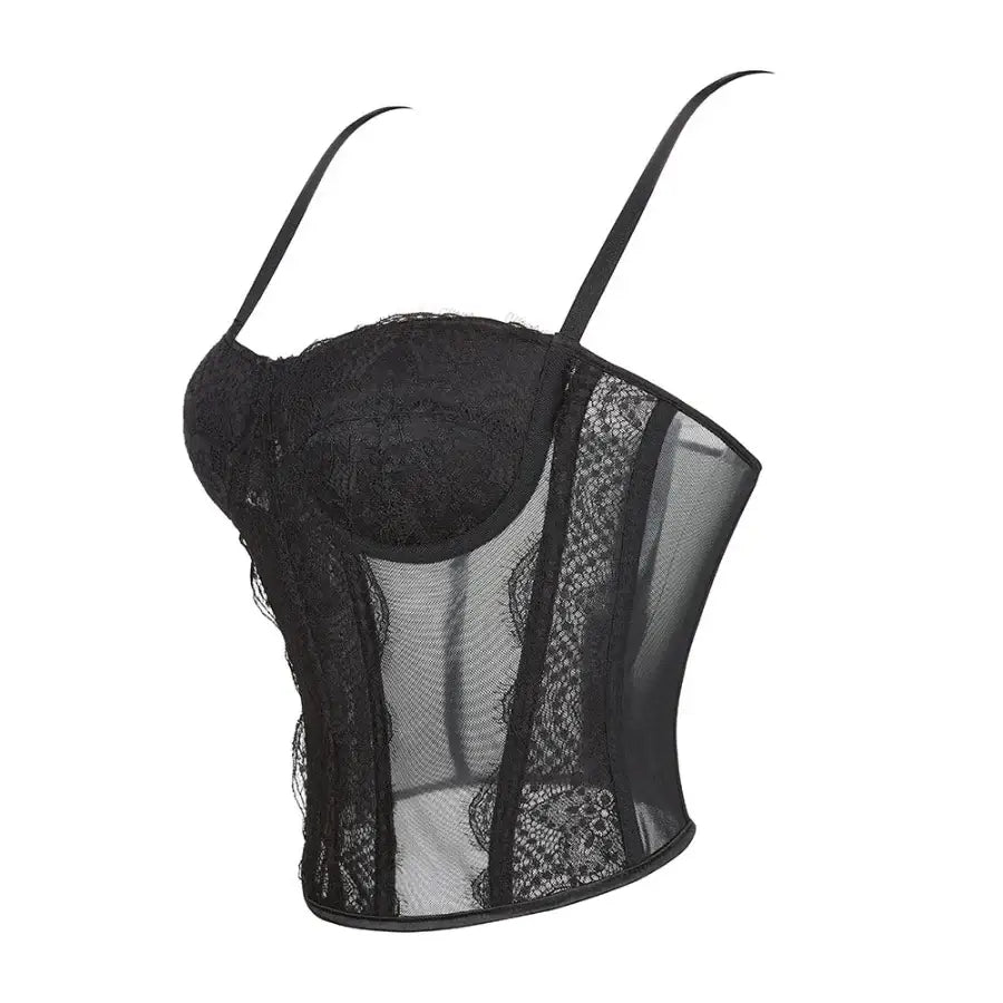 Mesh Corset Top