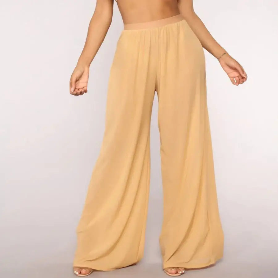 Mesh See Through Pants