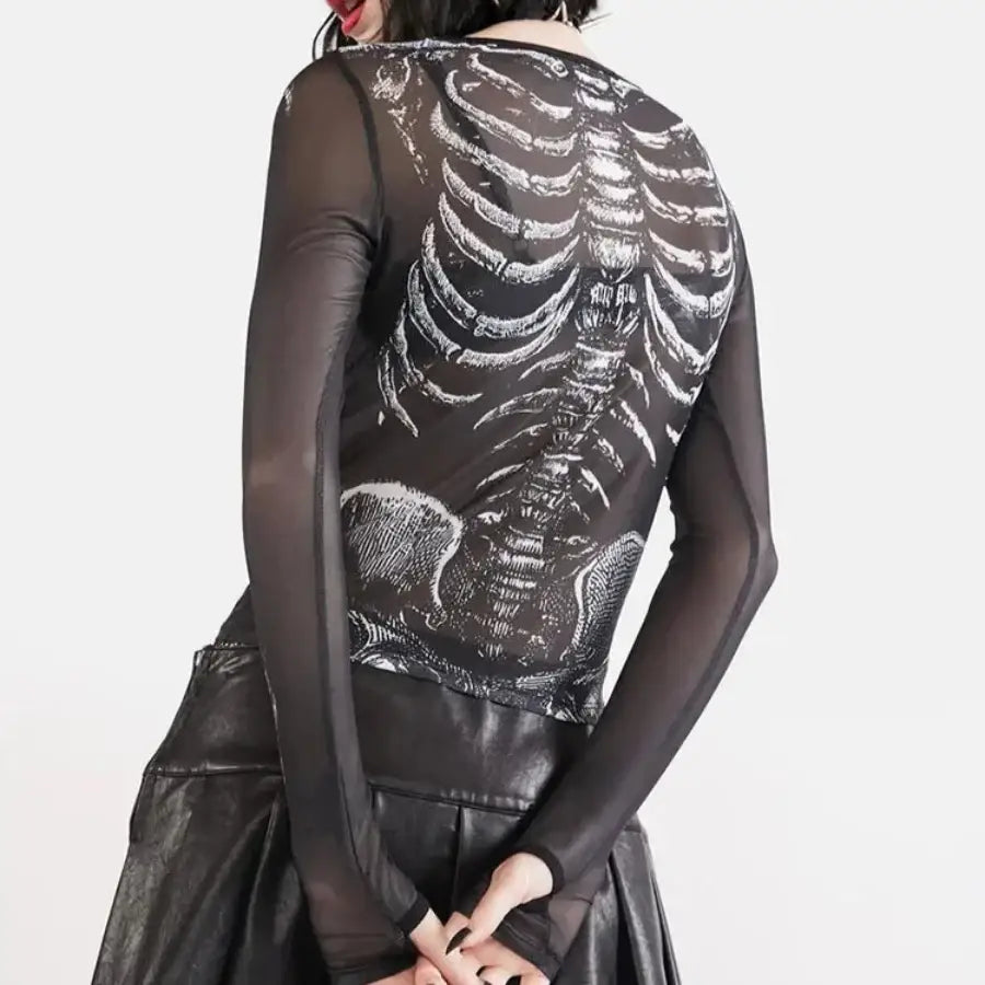 Mesh Skeleton Shirt