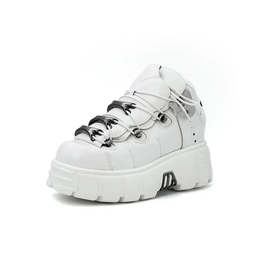Metal Punk Style Platform Shoes