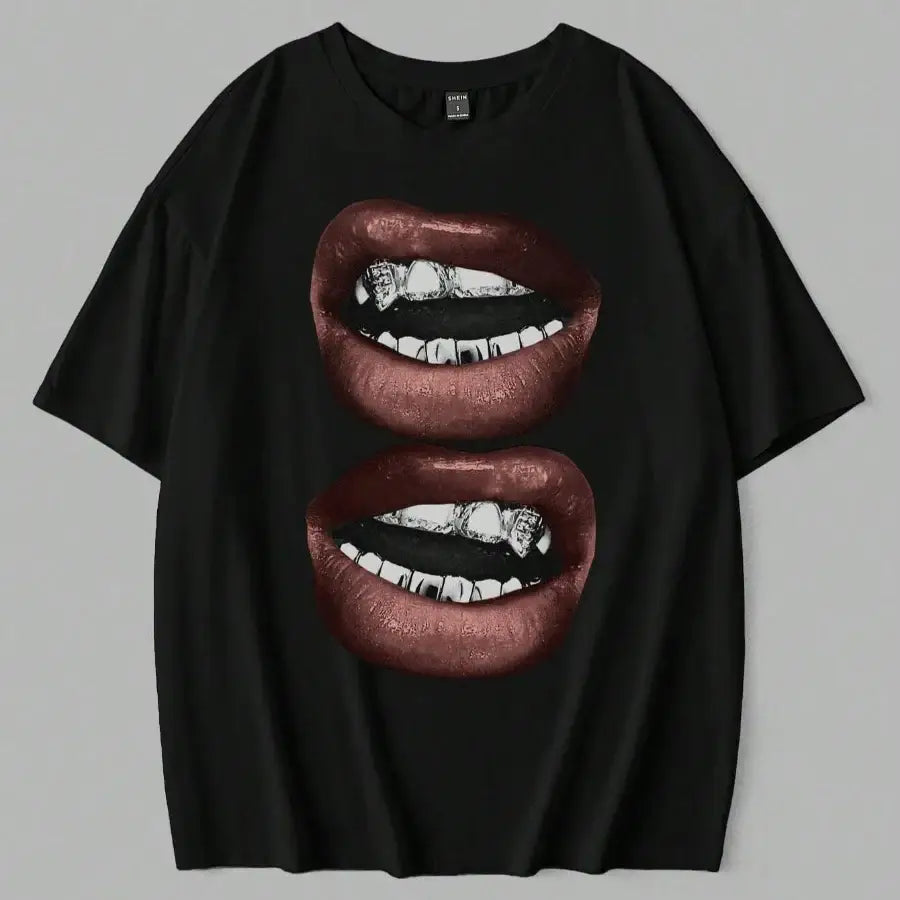 Mouth Shirt - Black / S