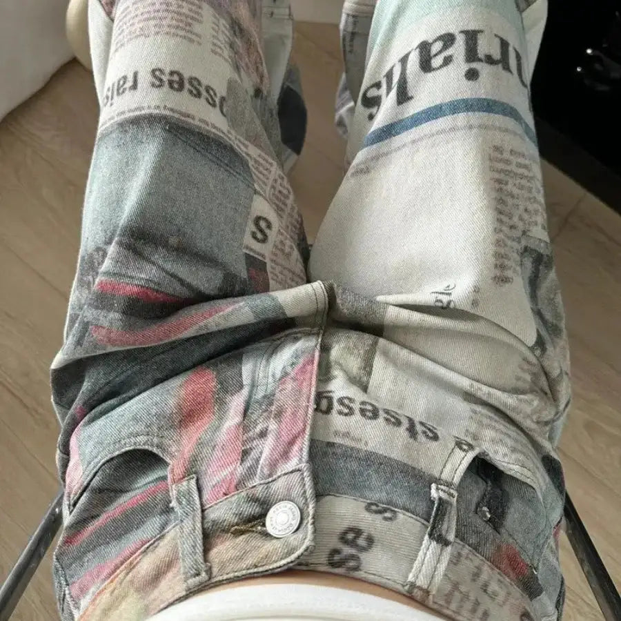 Newspaper Jeans