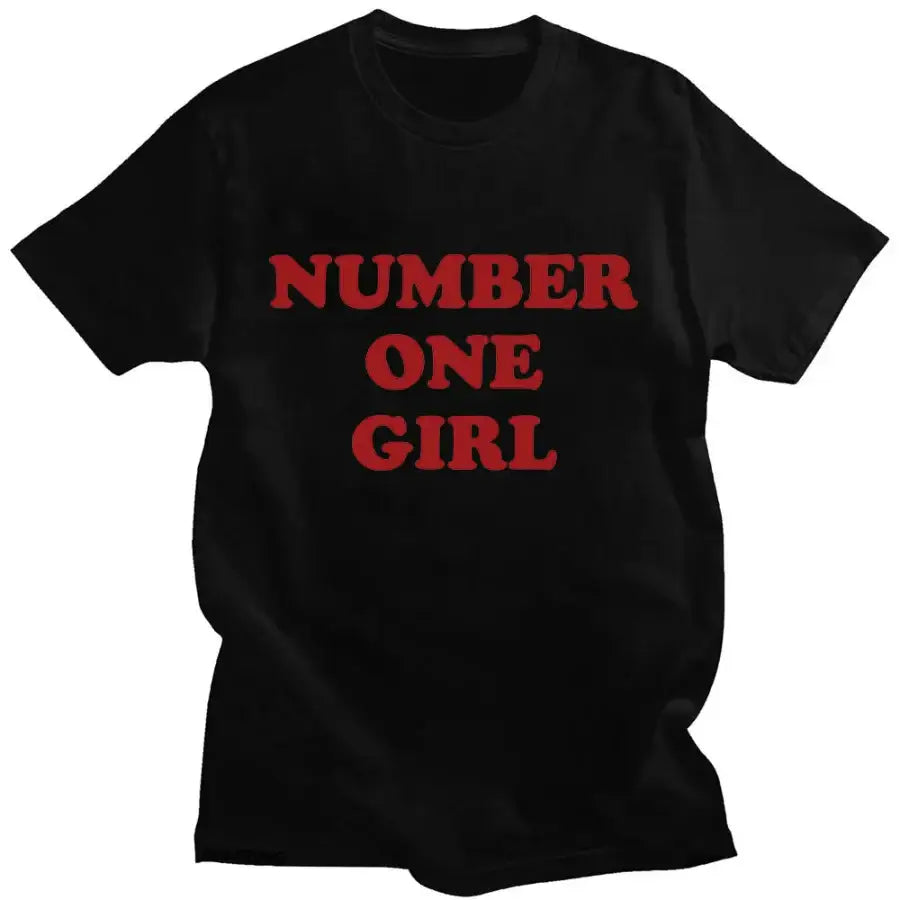Number One Girl Shirt - Black / XS