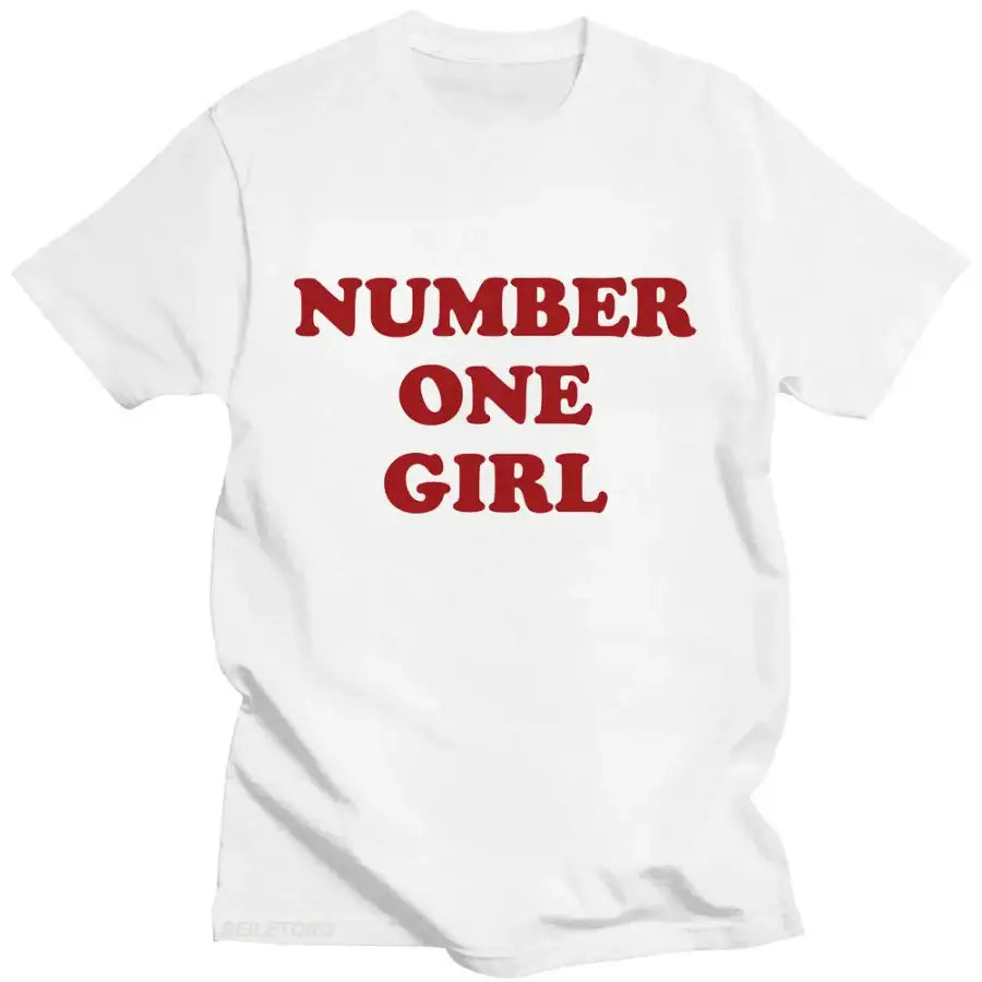 Number One Girl Shirt - White / XS