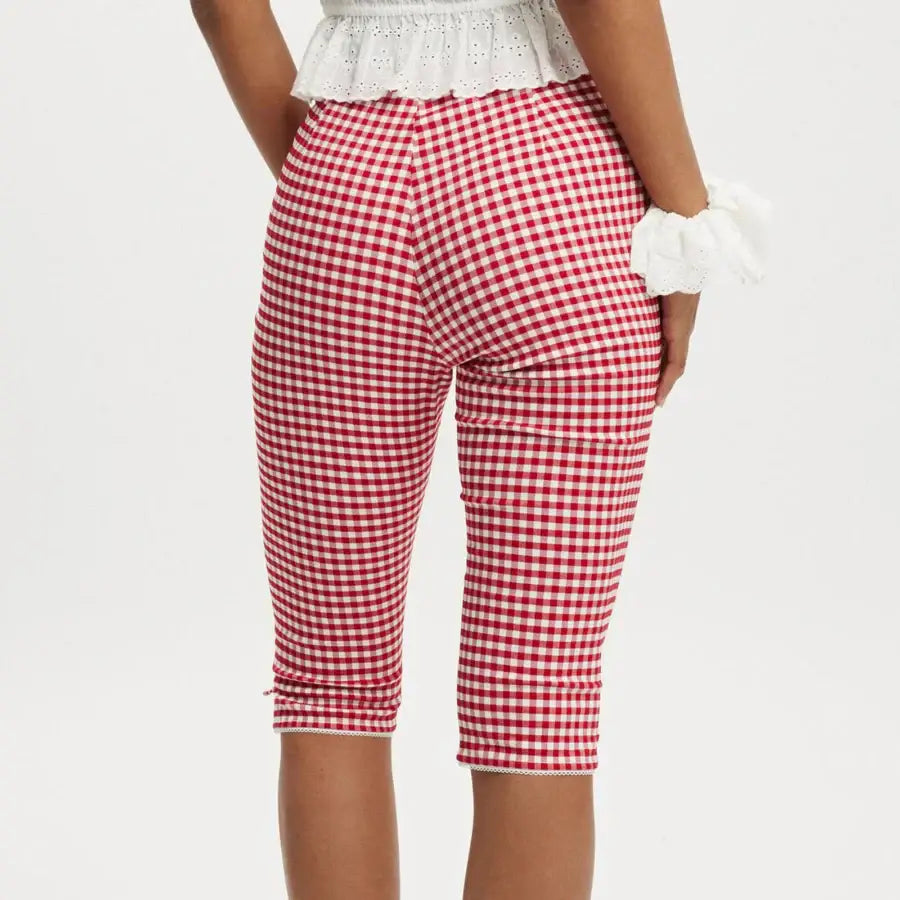 Plaid Capri Pants