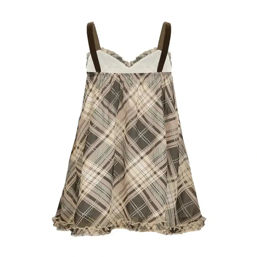 Plaid Mini Dress