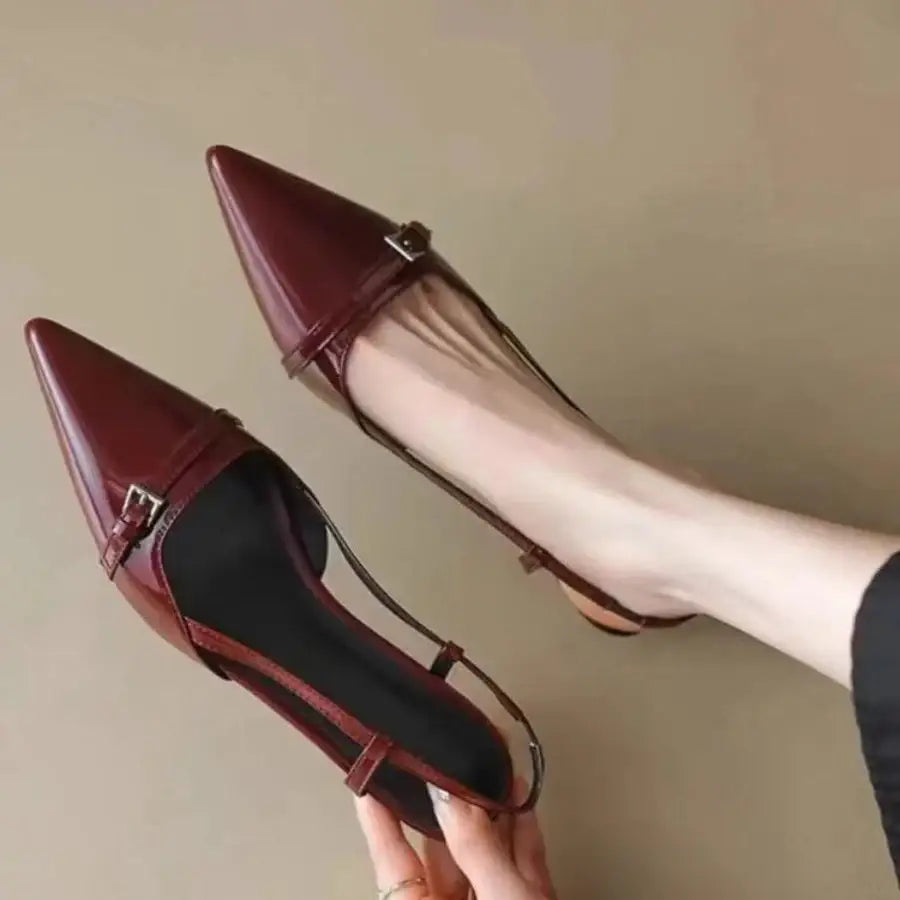 Pointed Toe Low Heels