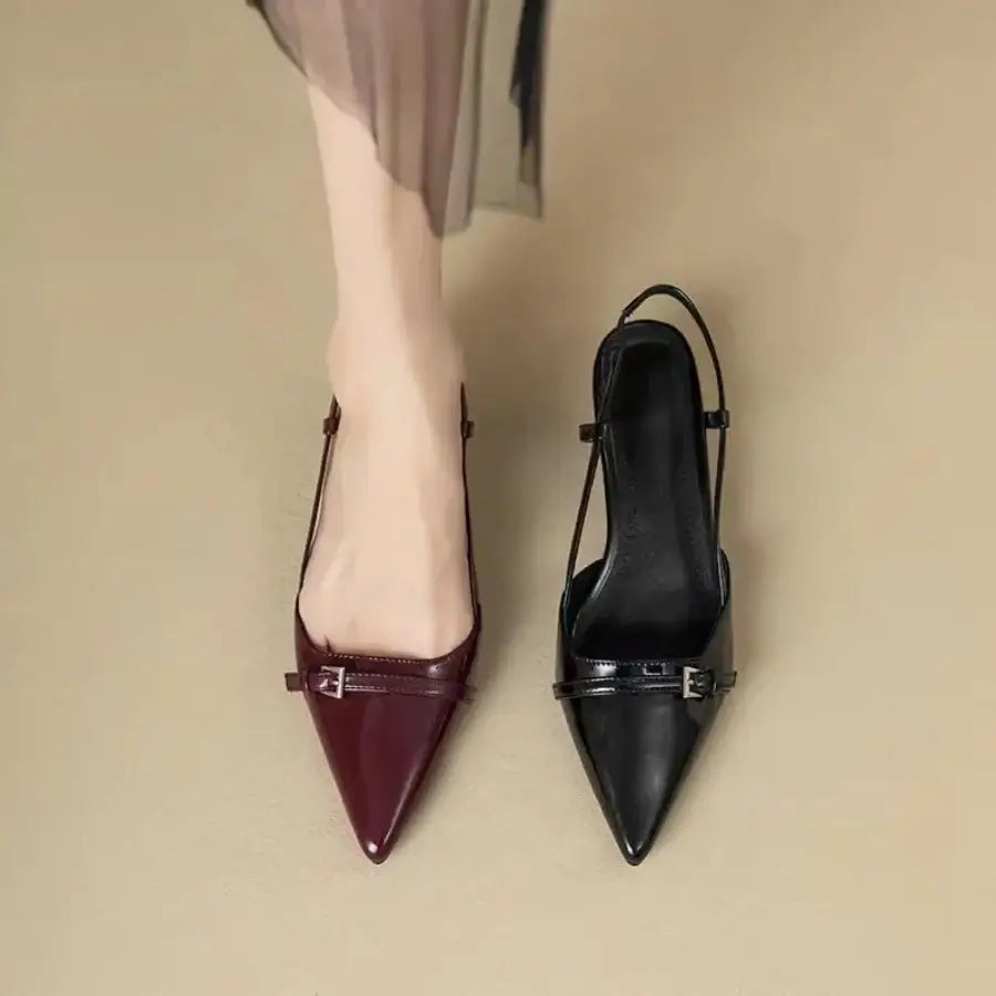 Pointed Toe Low Heels
