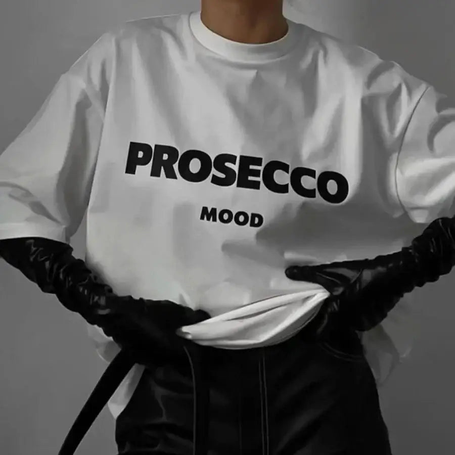 Prosecco Mood T Shirt - Black / S