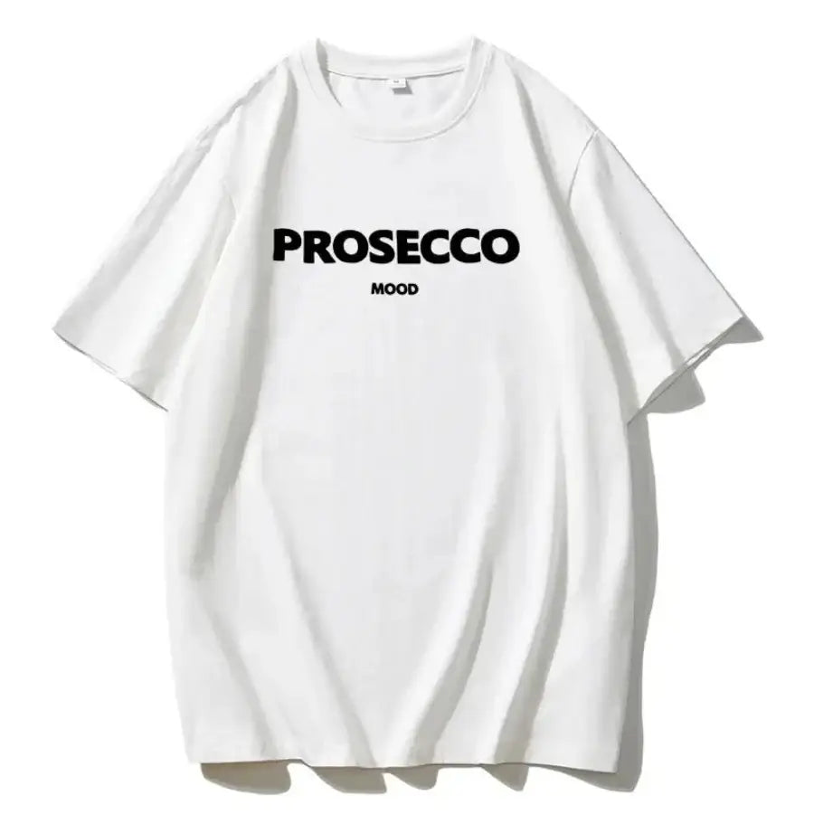 Prosecco Mood T Shirt - White / S