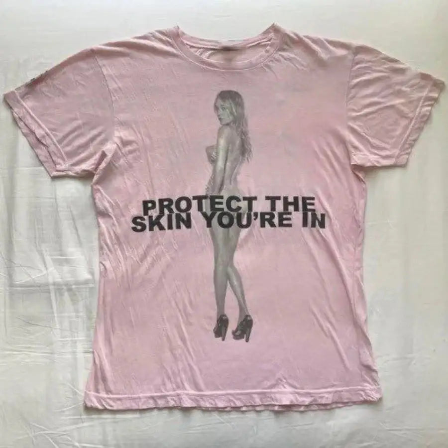 Protect The Skin You’re In Shirt - Pink / S