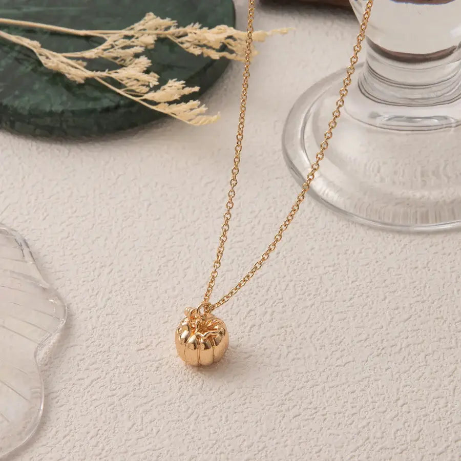 Pumpkin Necklace Gold / 45cm