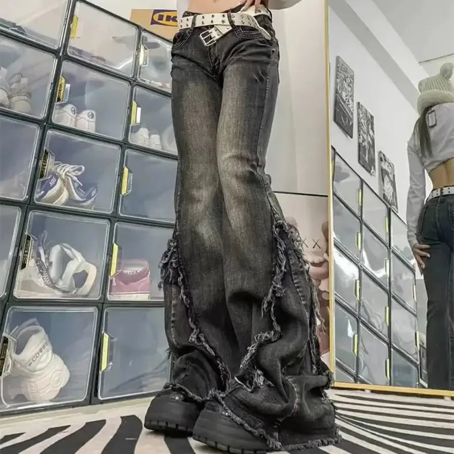 Raw Edge Jeans