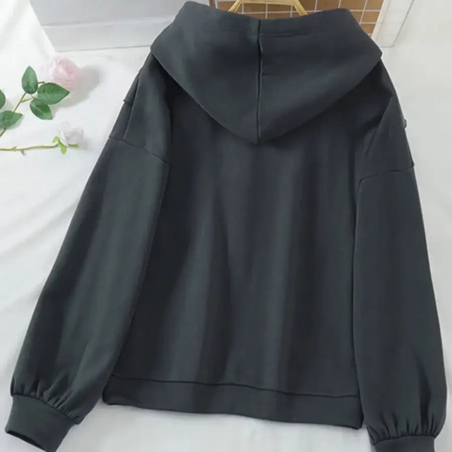Ruffled Hoodie