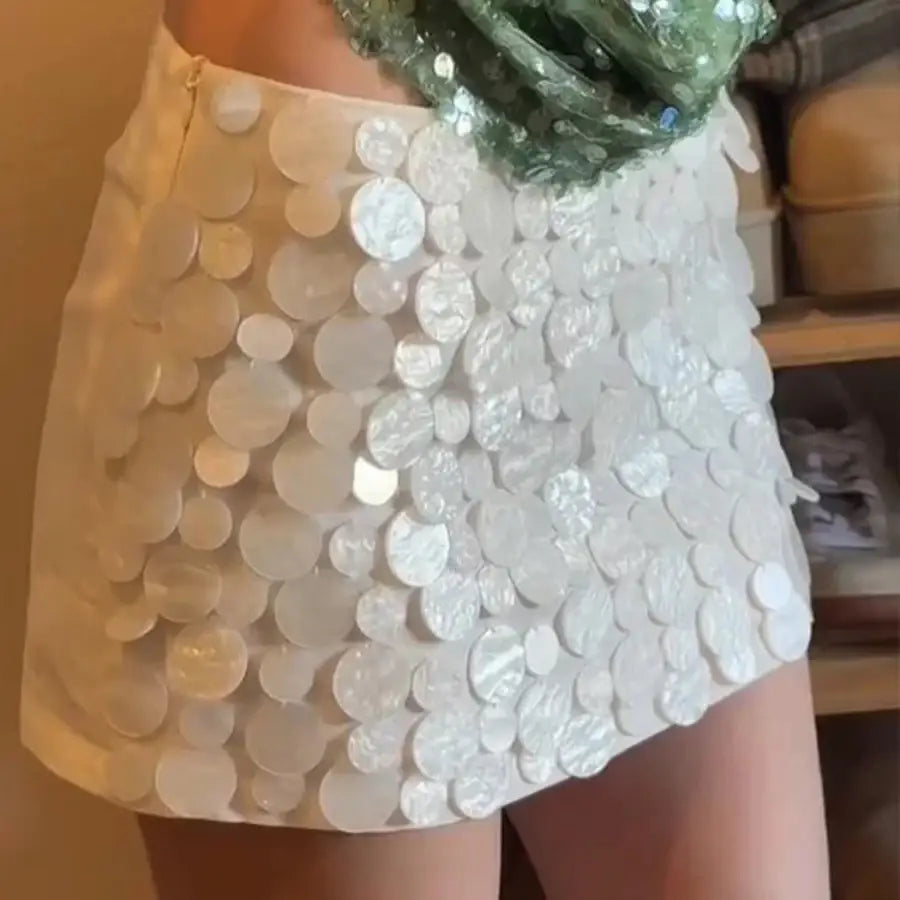 Sequin Mini Skirt