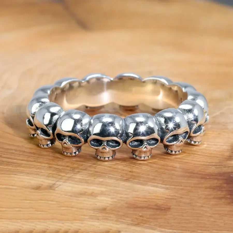 Skull Band Ring - 5