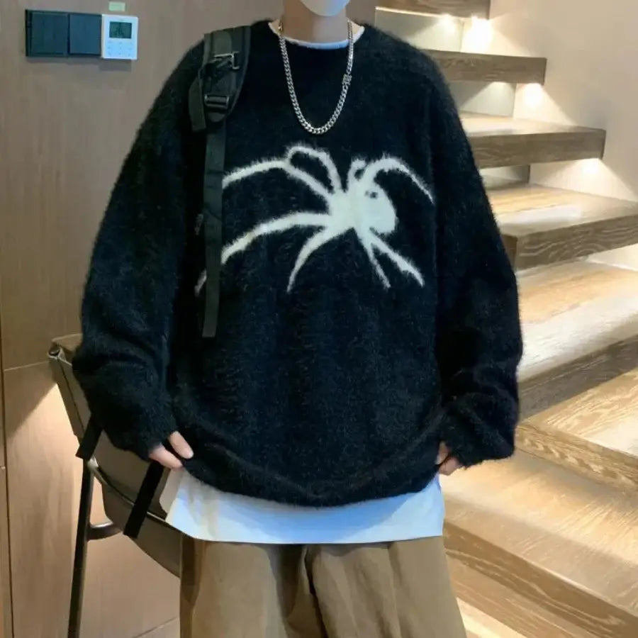 Spider Sweater - Black / M