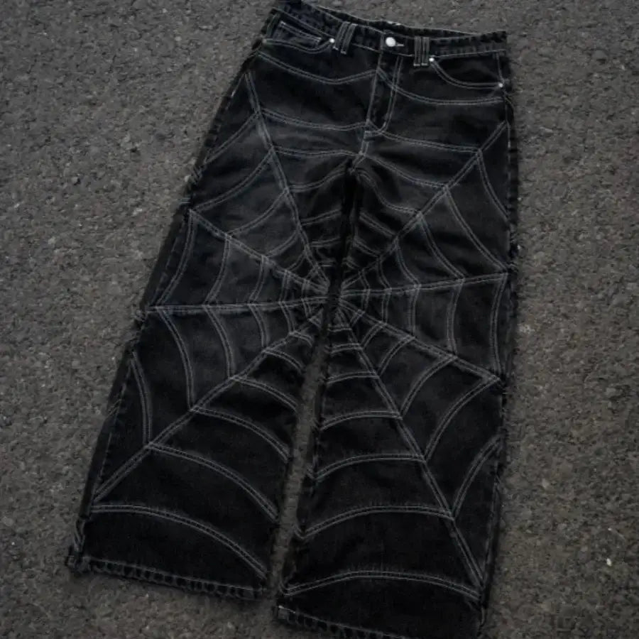 Spider Web Jeans