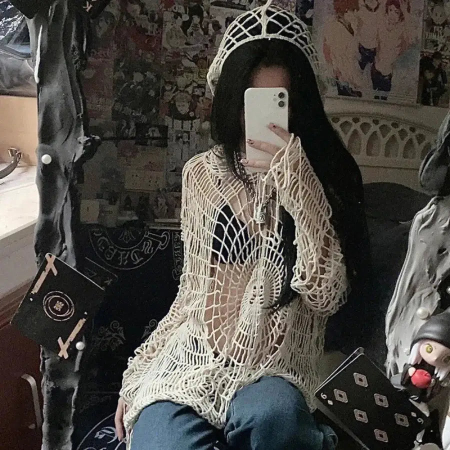 Spider Web Sweater