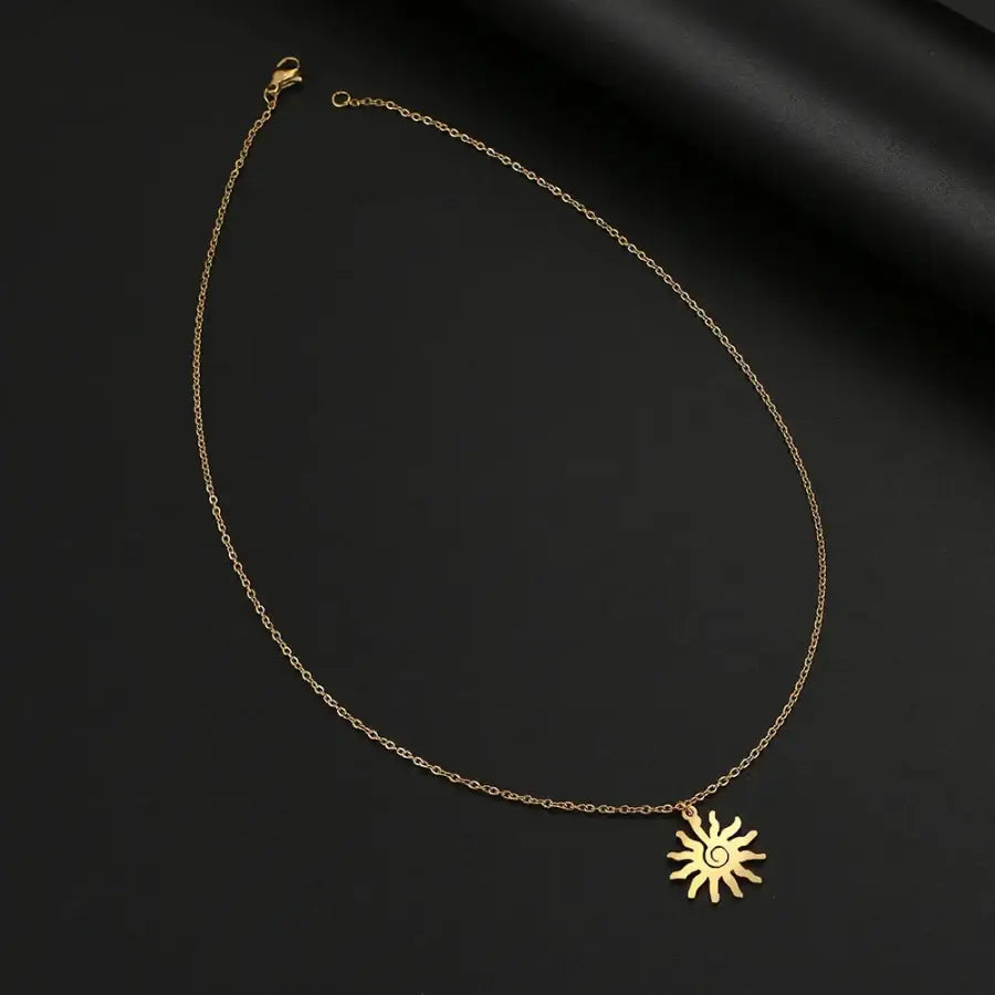 Spiral Sun Necklace