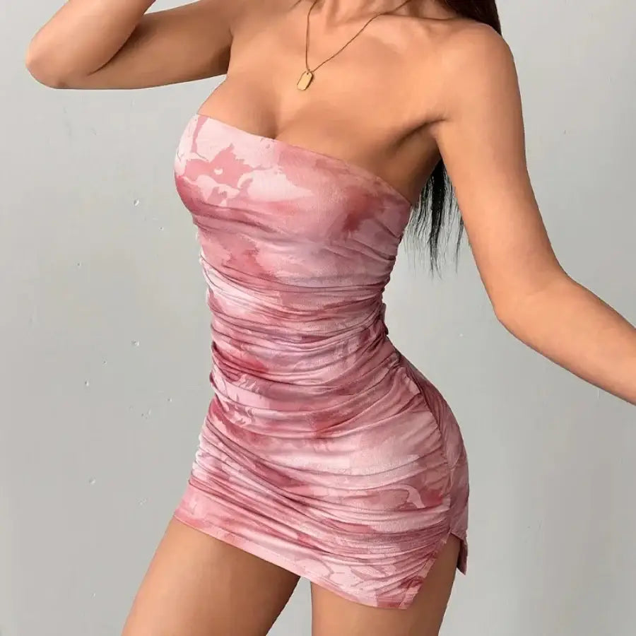 Strapless Bodycon Mini Dress