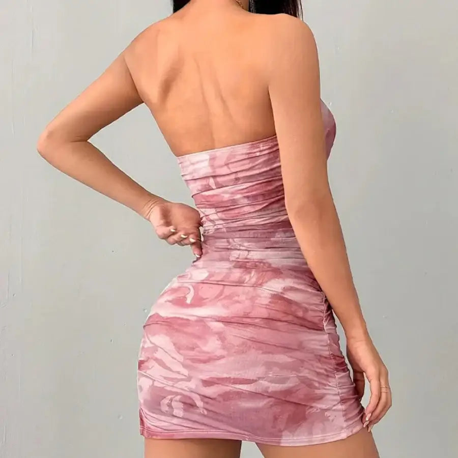 Strapless Bodycon Mini Dress