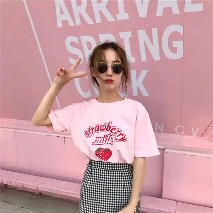Strawberry Milk T Shirt