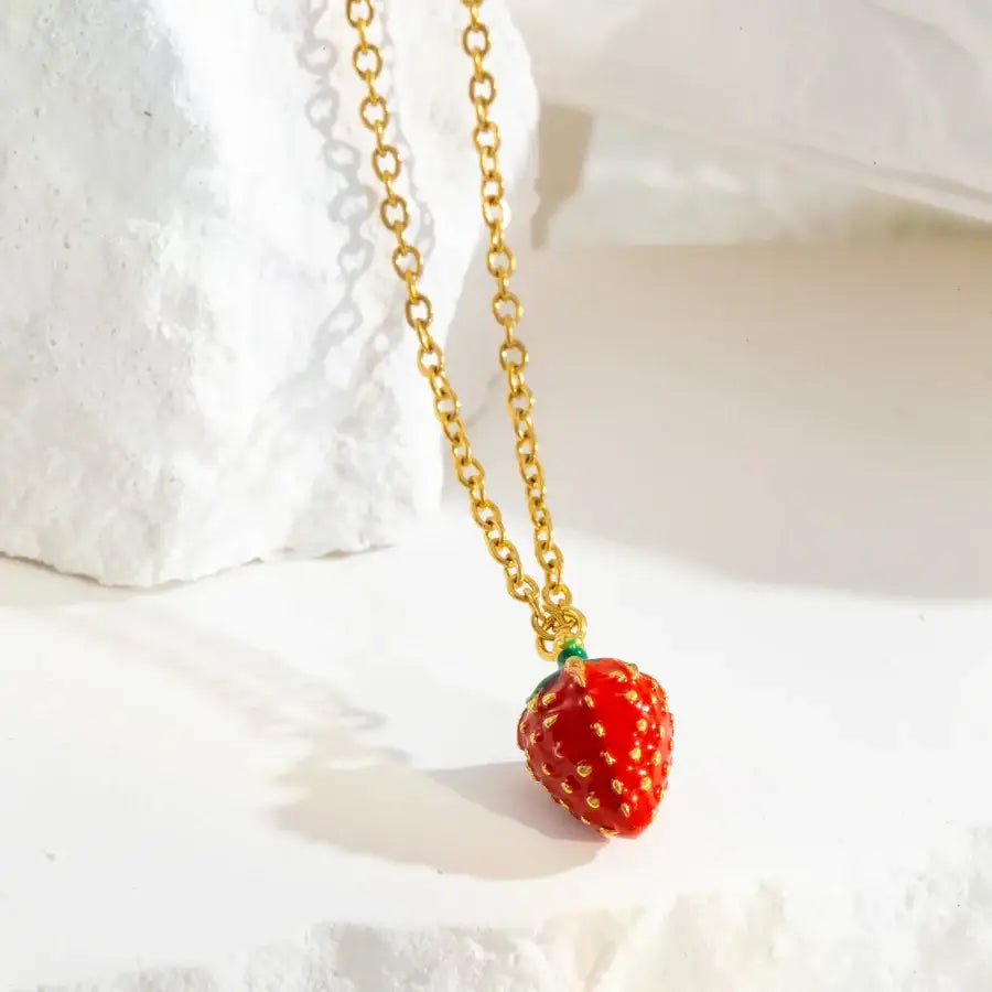 Strawberry Necklace
