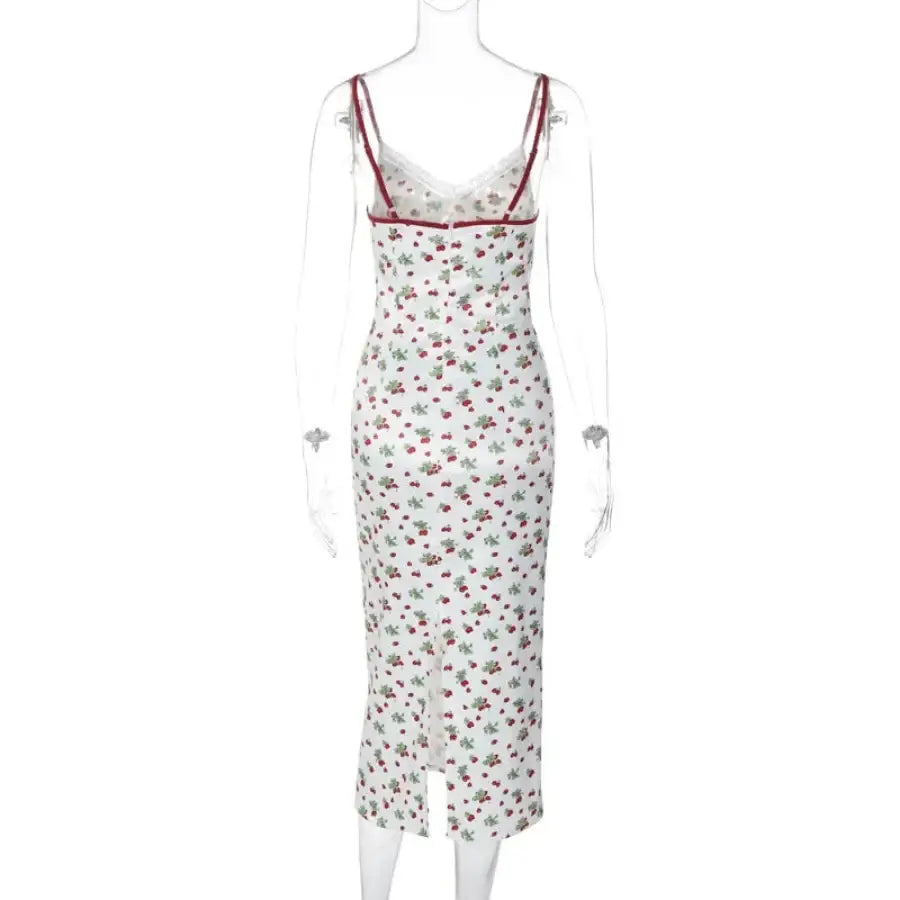 Strawberry Print Dress
