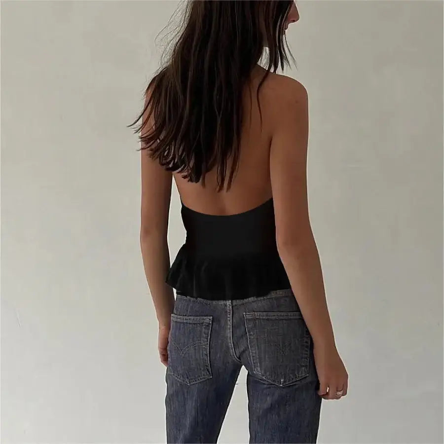 Studded Halter Top