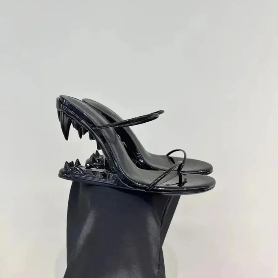 Teeth Heels - Black / 5